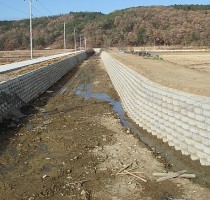 보강토블럭 시공…